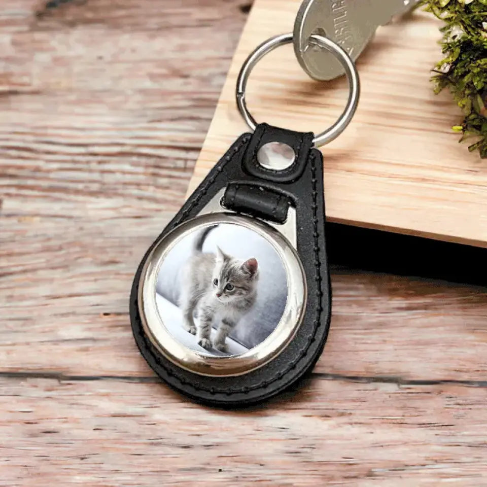 Schlüsselanhänger mit Katzenfoto