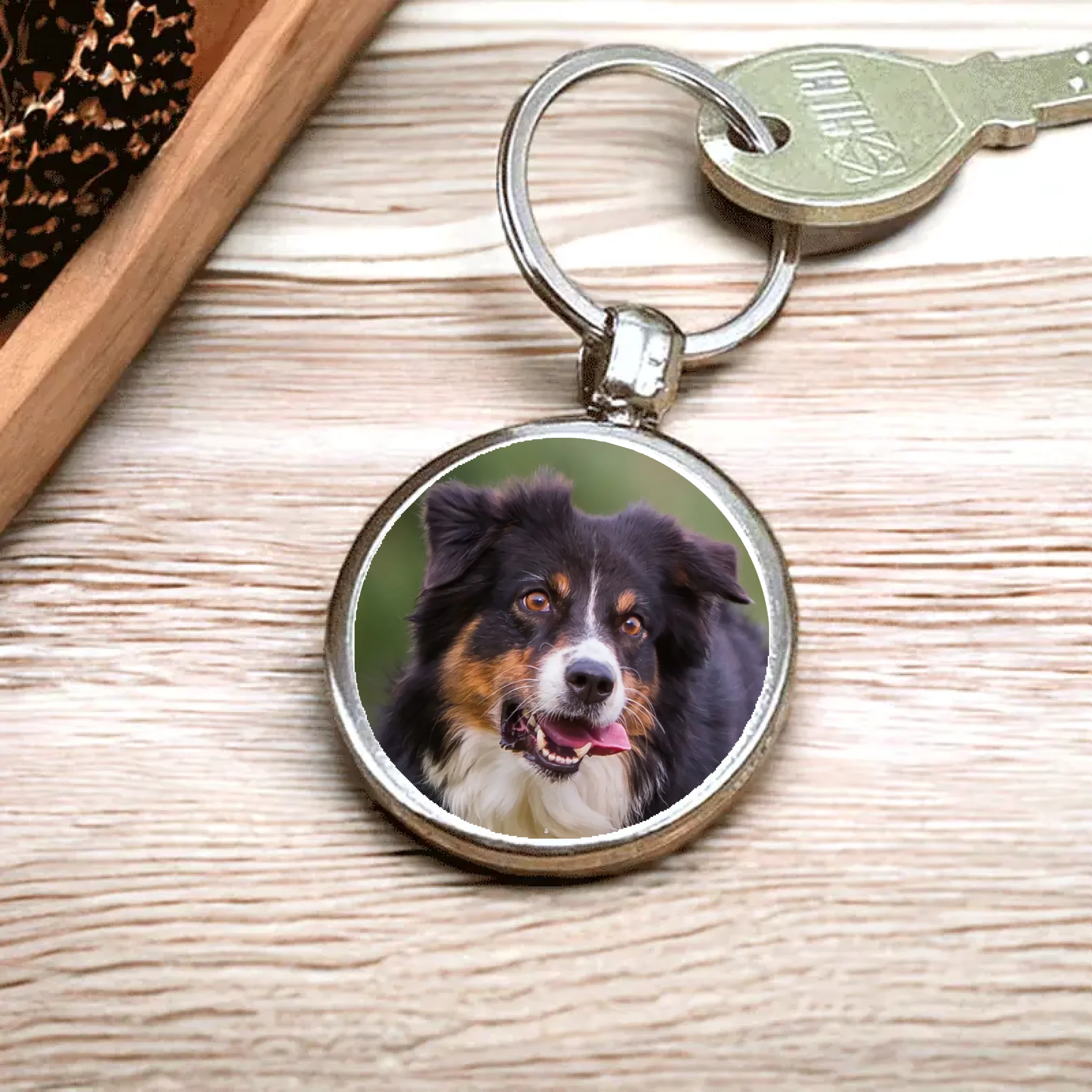 Schlüsselanhänger mit Hundefoto