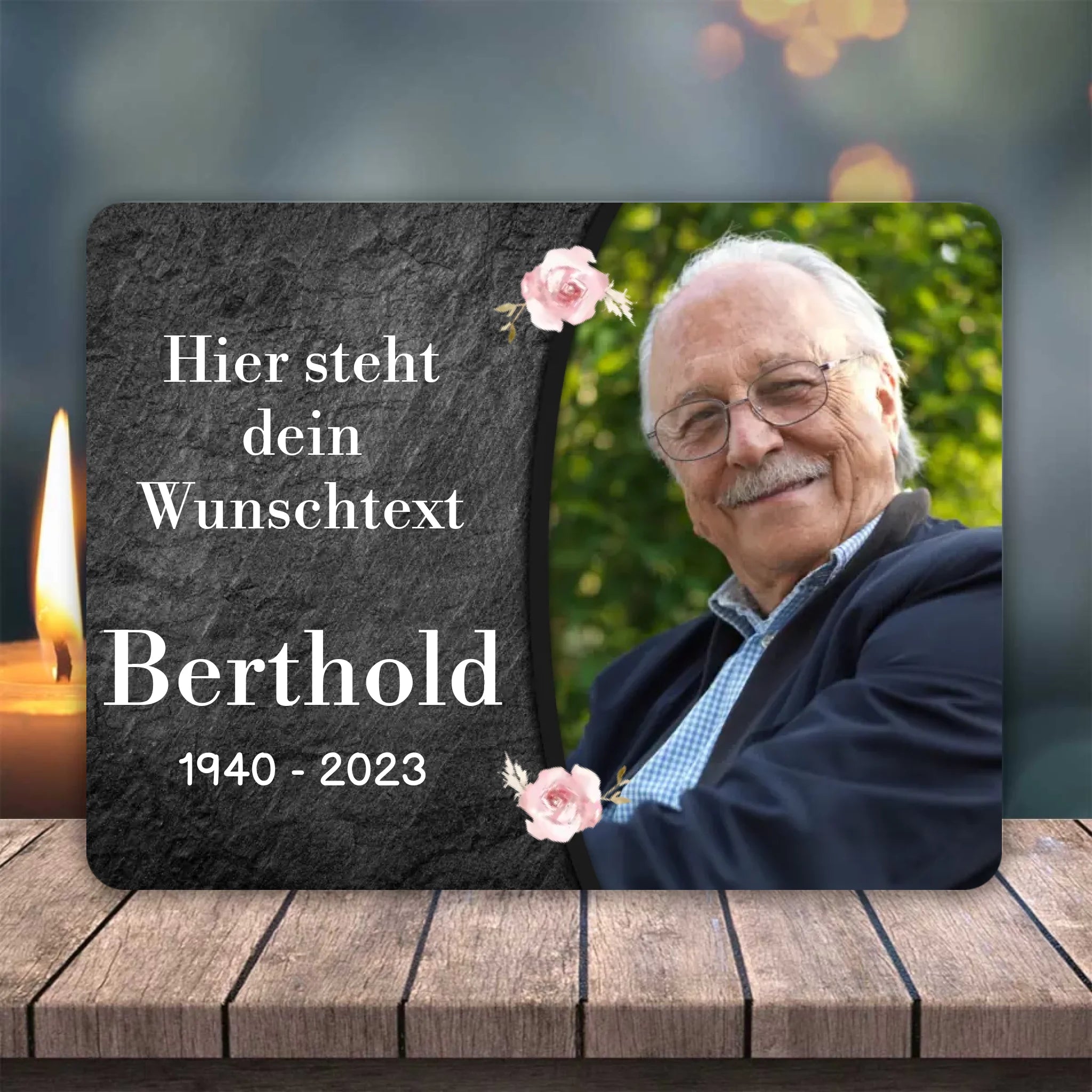 Gedenktafel Mensch