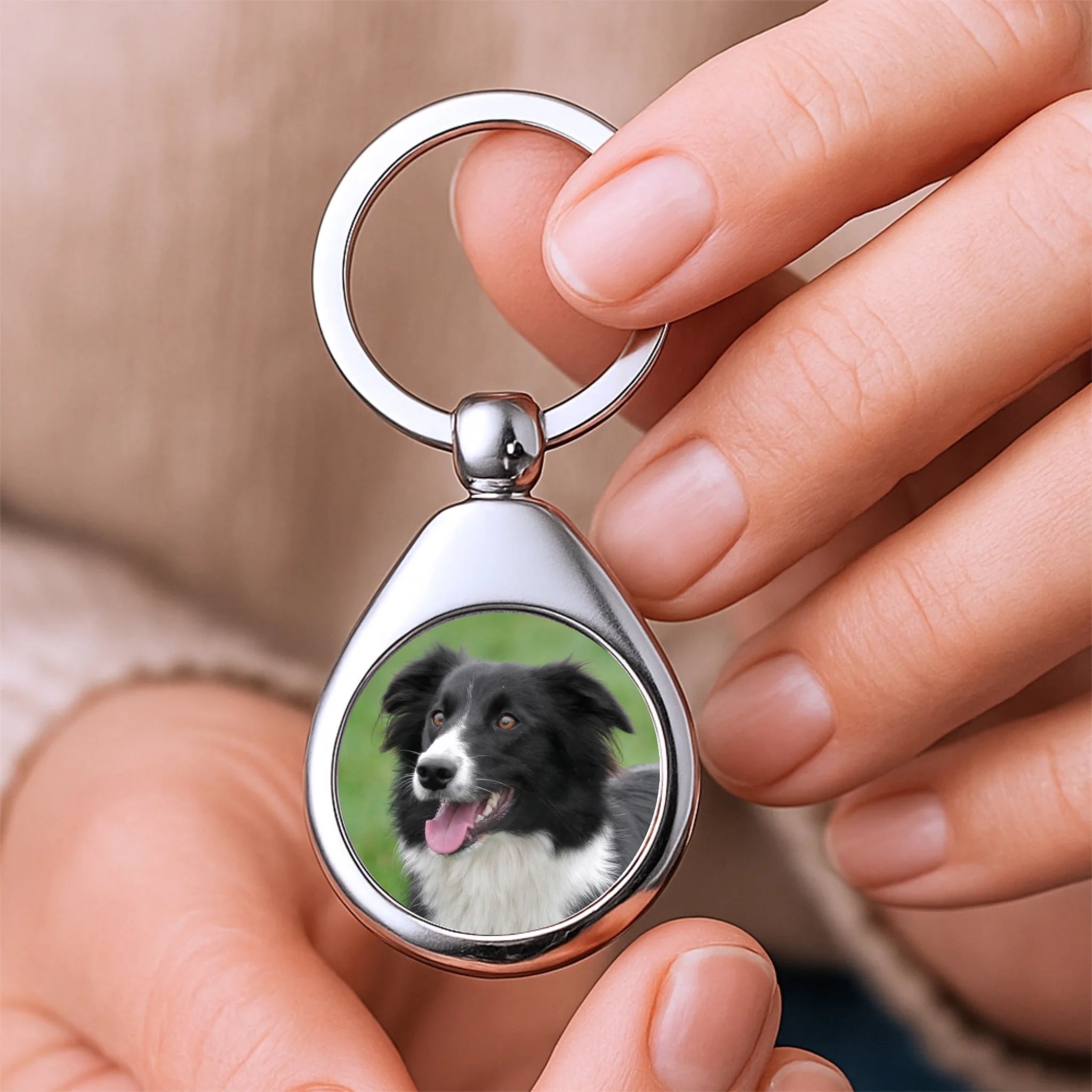 Schlüsselanhänger mit Hundefoto