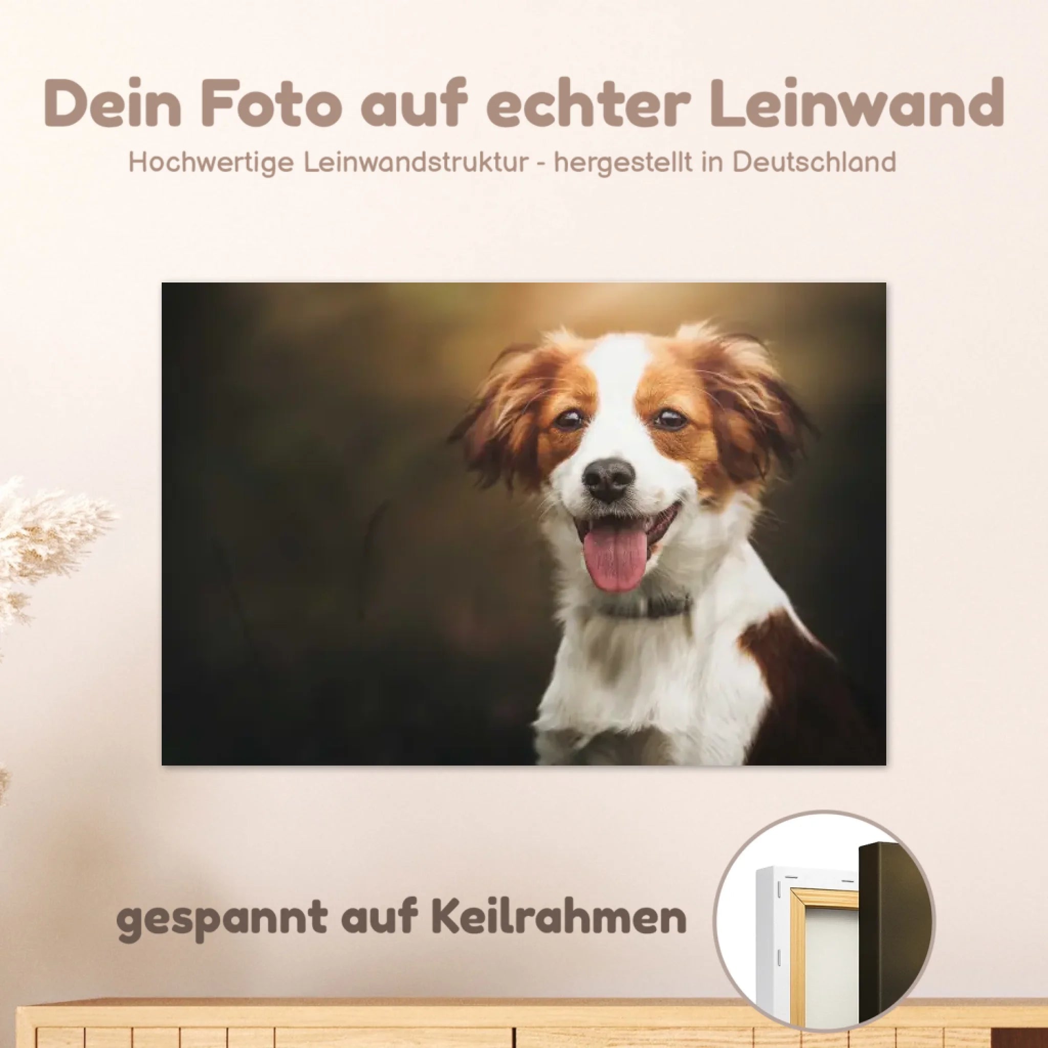 mockup-leinwand