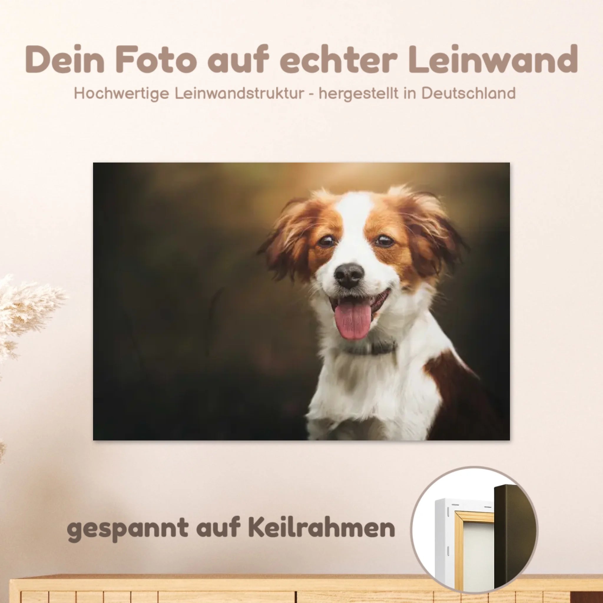 mockup-leinwand