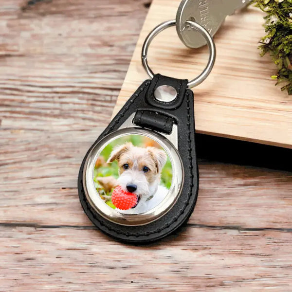 Schlüsselanhänger mit Hundefoto