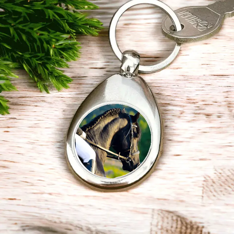 Schlüsselanhänger mit Pferdefoto Angebot