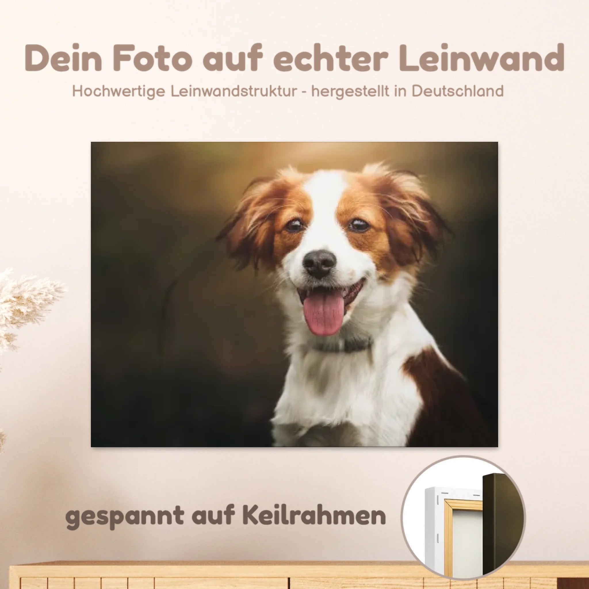 mockup-leinwand