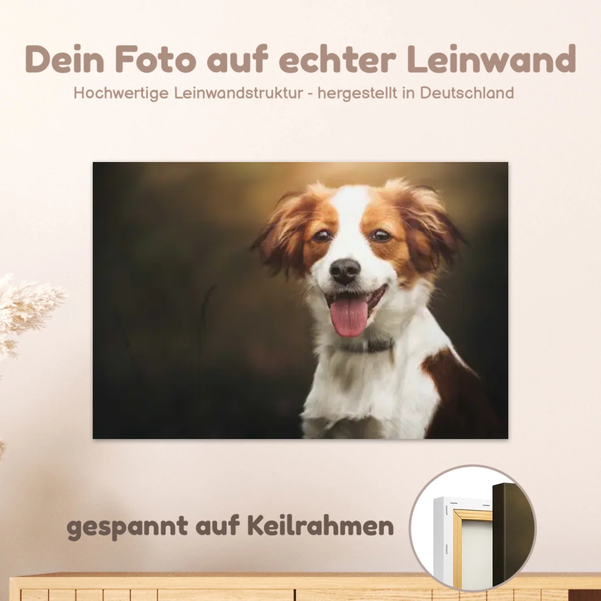 mockup-leinwand