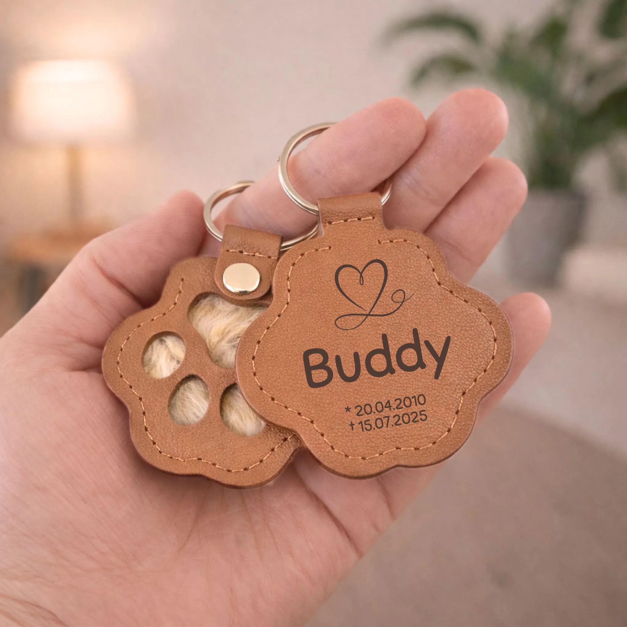 Fell-Gedenkanhänger Mockup