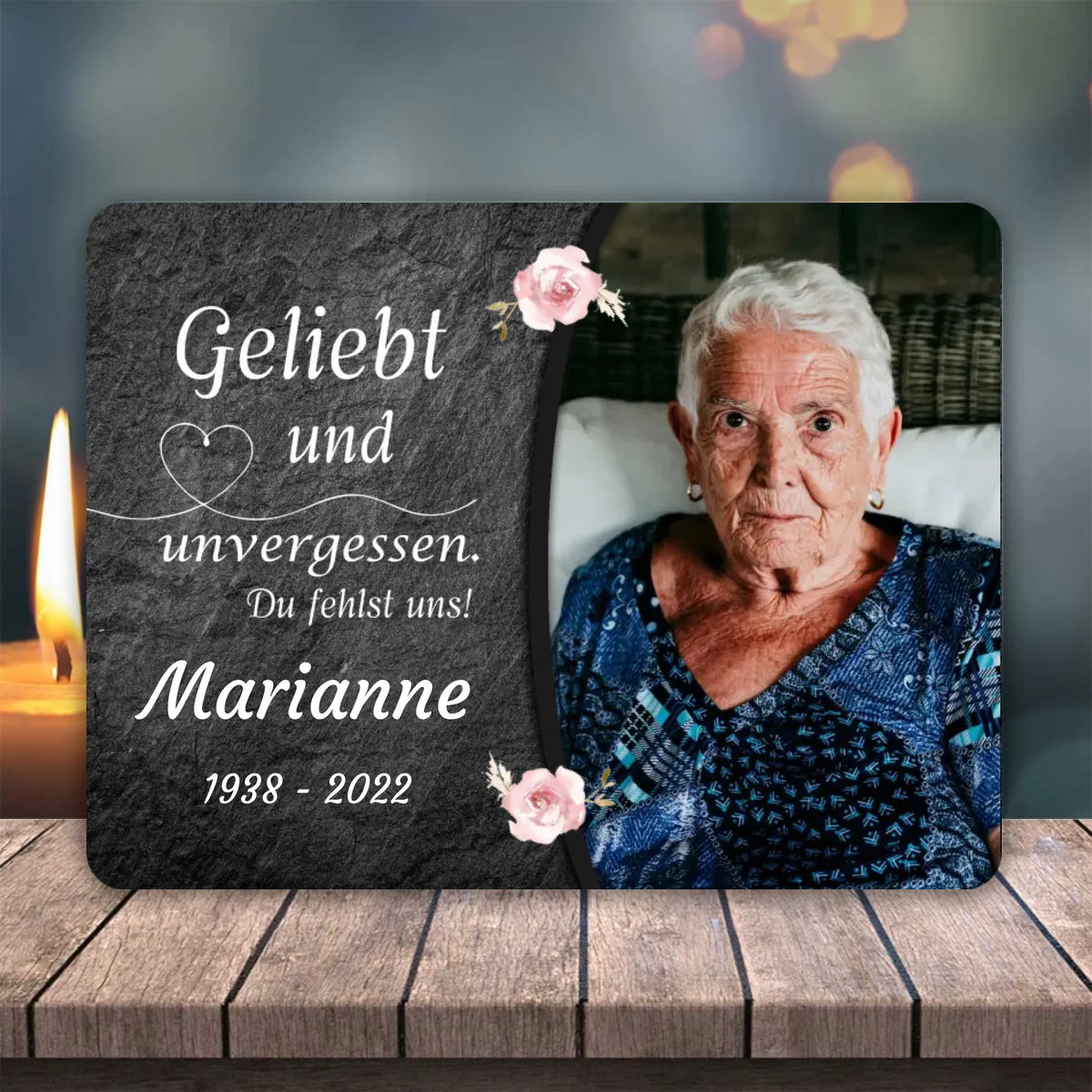 Gedenktafel Mensch